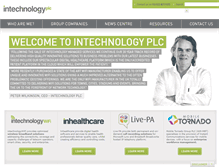 Tablet Screenshot of intechnologyplc.com